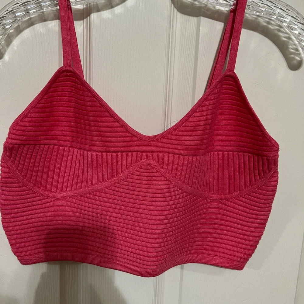 Aerie Crop Sweater Cami sz L - Picture 1 of 6